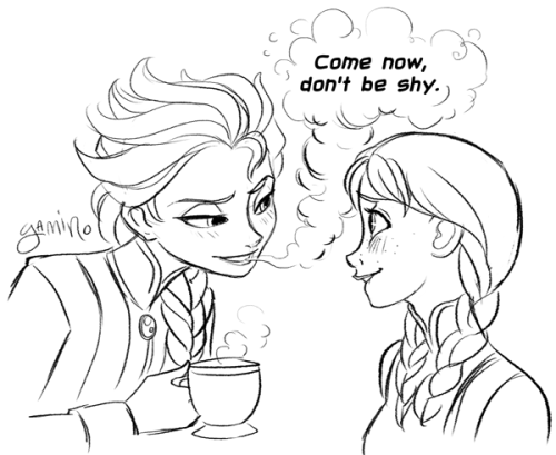 yamino: Elsa’s breath never steams in the cold, but this cool trick makes up for that.