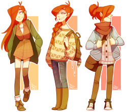 life-writer:  some autumn-inspired wendy outfits 🍂