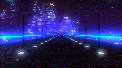 Purple Blue Aesthetics