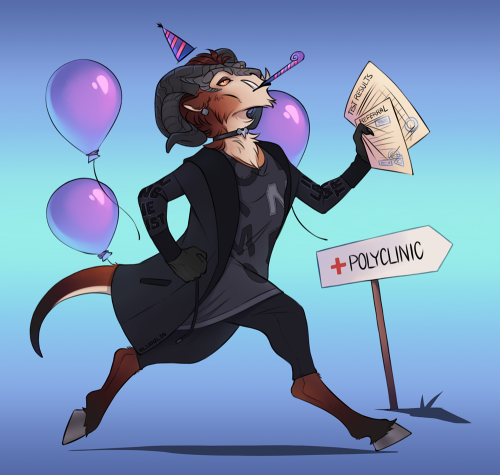 It&rsquo;s my 27th birthday. The good time to focus on my personal health. Art and OC race © Lurelin