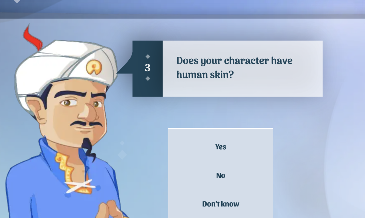 CAN AKINATOR GUESS AKINATOR!?, Akinator #3 [APP VERSION]