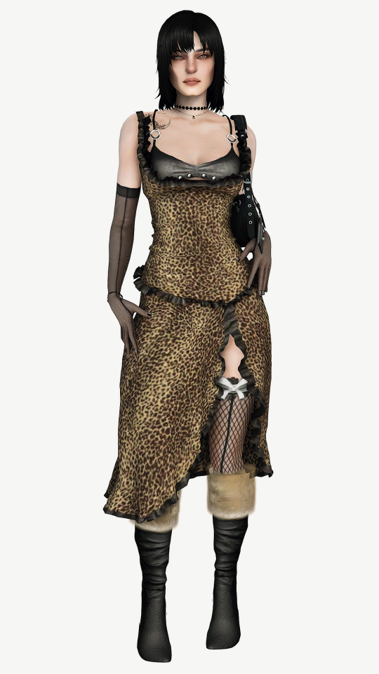 1 : Hair ┃ Dress ┃ Gloves ┃ Stockings ┃ Boots ┃ Bag ┃ Necklace ┃