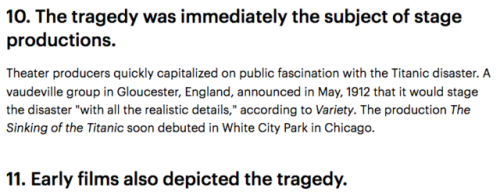 the-future-now: Saturday marks the 105th anniversary of one of the most iconic tragedies in history: