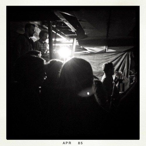 Photo from the basement show on April 25th.