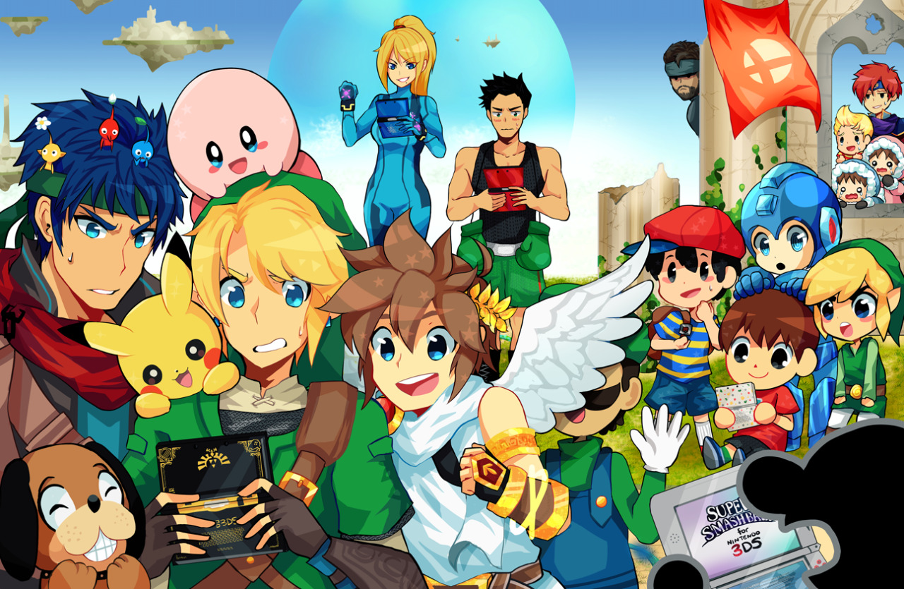 dstriple:  3DS Smash by Arekusa