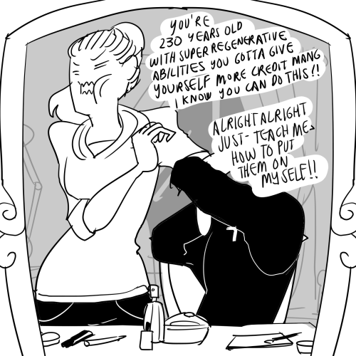 happydragonbreathesrainbows:  japhers:  silly comic with vampires and their human make-up artist friends  THIS IS SO CUTE 