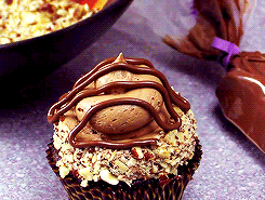 lets-just-eat:  Ferrero Rocchierre Chocolate Cupcakes 
