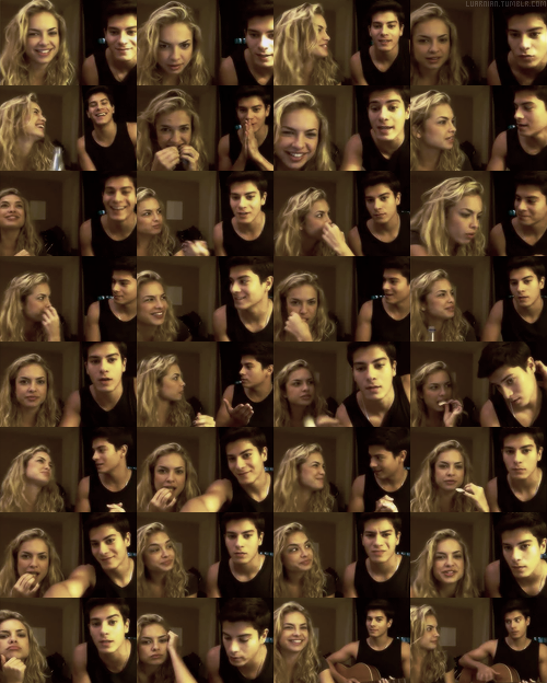lilycalowy:  “Por que o Arthur não ta comendo batatinha?” Arthur: Porque a Lua, não me ofereceu. Lua: AAAAAAAAAAH MENTIRA – Lua pega a batatinha e coloca na boca de Arthur – engole agora, engoleee!!! Lua: A gente grava tantos capítulos por