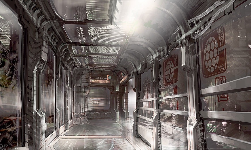 saveroomminibar:  Dead Space. Environment Concept Art by Jason Courtney 