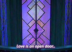 frozen love is an open door