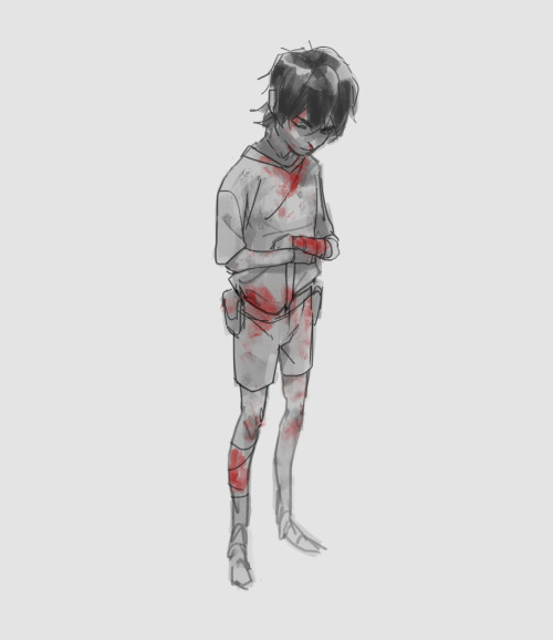 jeanrydeart: young keith doodle before bed