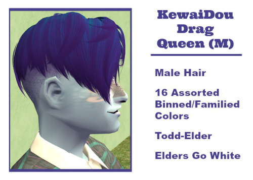 Let’s begin our unisex hair presents with this very cool hair from KewaiDou! It comes in Remi’s natu