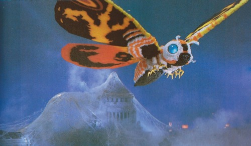 kaijusaurus: Mothra’s larva and imago forms. Godzilla vs. Mothra (1992).