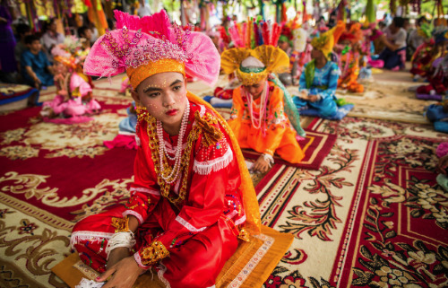 awkwardsituationist: thailand’s annual poi sang long festival, which occurs in the first week 
