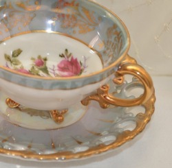 justasimplelife07:Vintage Lefton China Tea Cup and Saucer