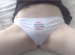 bellablack88:  obligatory underwear any white bitch in a couple of years