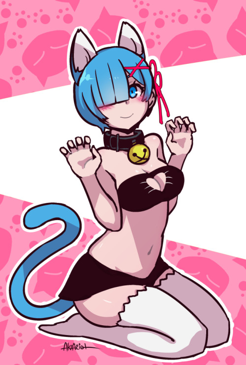 akairiot:  neko Rem~ <3 support the artist - buy merch - ask questions - twitter