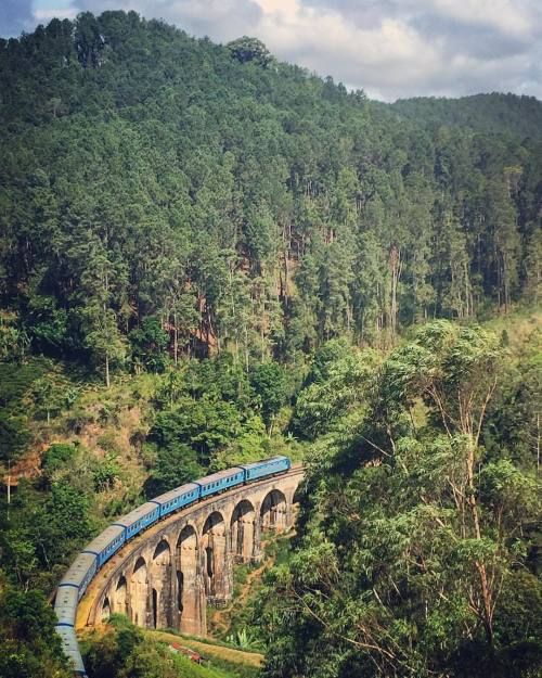 takeflighttonight: 9 arches bridge in #Ella #srilanka most beautiful #Train journeys in the world #t