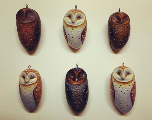 A few of the little owls that will be listed in the next week or so (I’ll post with the exact listin