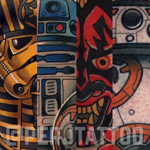 A few Star Wars tattoos I made