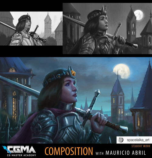 My ONLINE Composition class with CG Master Academy just ended so I wanted to share a small sample of