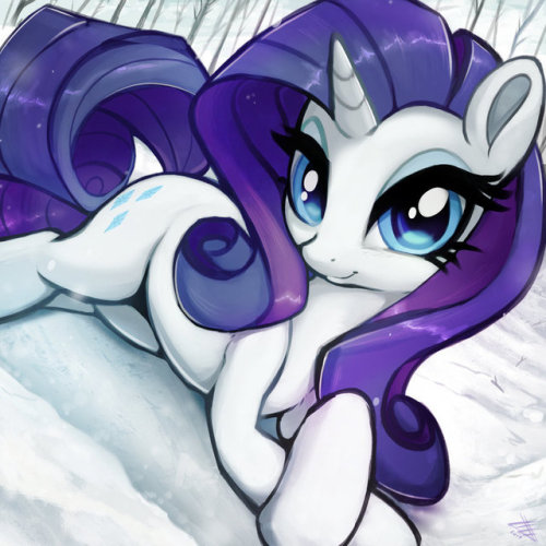 kolbjornponystuff:Winter Rarity by FidzFox  O uO <3