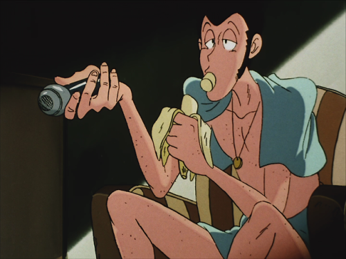 animenostalgia:Pink Jacket-era Lupin giving off quarantine vibes