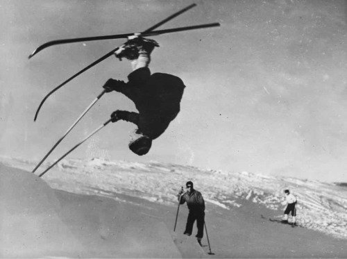 The captain of the Dartmouth College ski team in Lac-Beauport, Quebec in Canada.