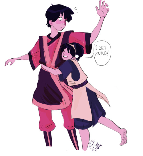 j-wirth: Since the last post I made was so depressing, here’s Zuko NOT being hurt…with friends!!is t