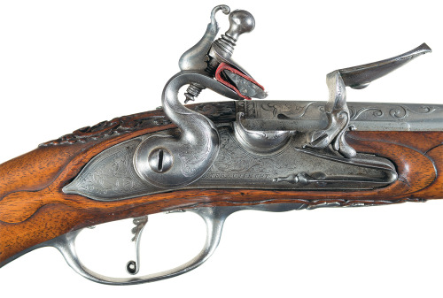 Dutch flintlock pistols signed &ldquo;COSTERA UTRECHT&rdquo;, 18th century.from Rock Island 