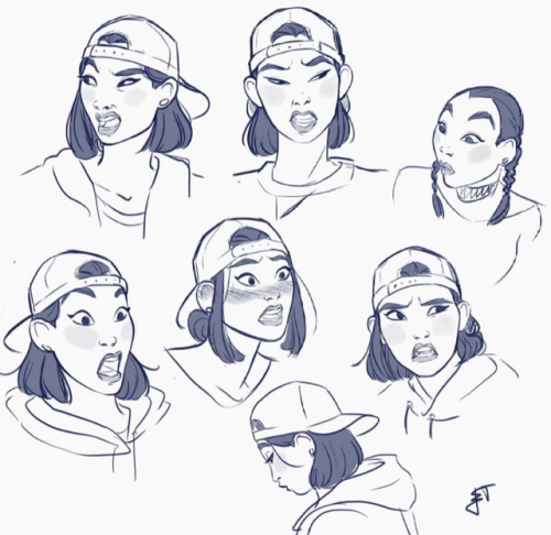 jennis41digsdragons: mulanxiaojie: Modern Mulan sketches by Elena @missiemoose - I am assuming you saw these but aren’t they beautiful! 