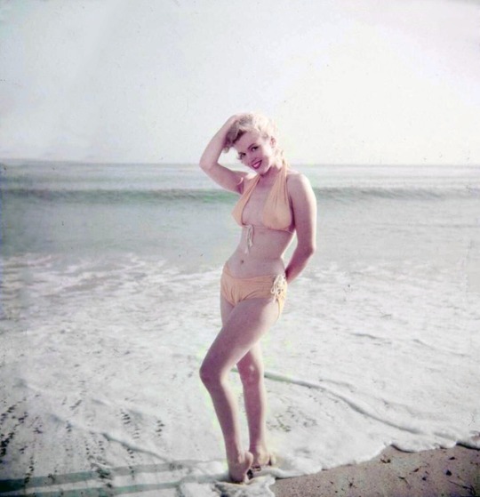 talesfromweirdland:  A very rare one: Marilyn Monroe photographed by Anthony Beauchamp in 1951.