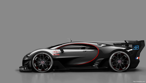 Bugatti Vision Gran Turismo Concept / Black version by rhubarbesMore Digital Custom here.