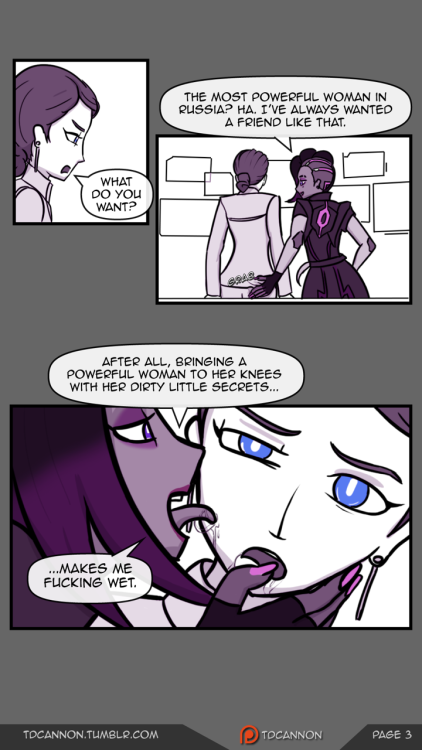 tdcannon:  At last, my Sombra Hentai is finally COMPLETE!  Happy Holidays, everyone!  Hope you guys enjoy its conclusion.  I have a list of ideas for art I want to get started on, but not before finishing this comic. Coming up next will be a few pinups