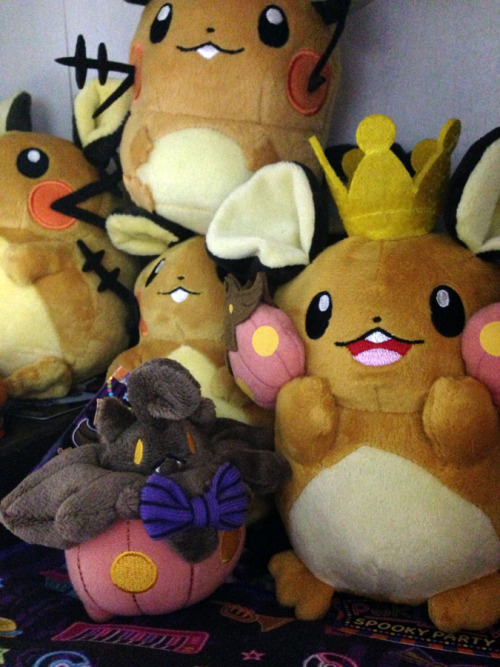 zombiemiki:  Dedenne plush from the Pokemon Center Spooky Party promo. 
