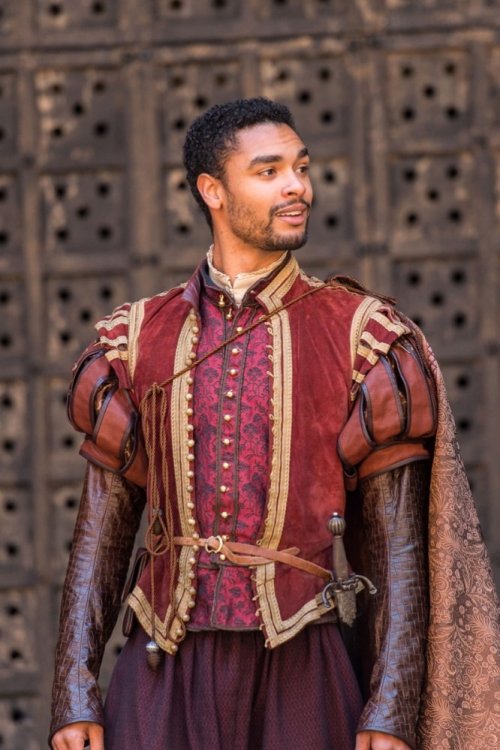 blacksinperiodfilms: Solanio played by Regé-Jean Page in The Merchant of Venice (2015)