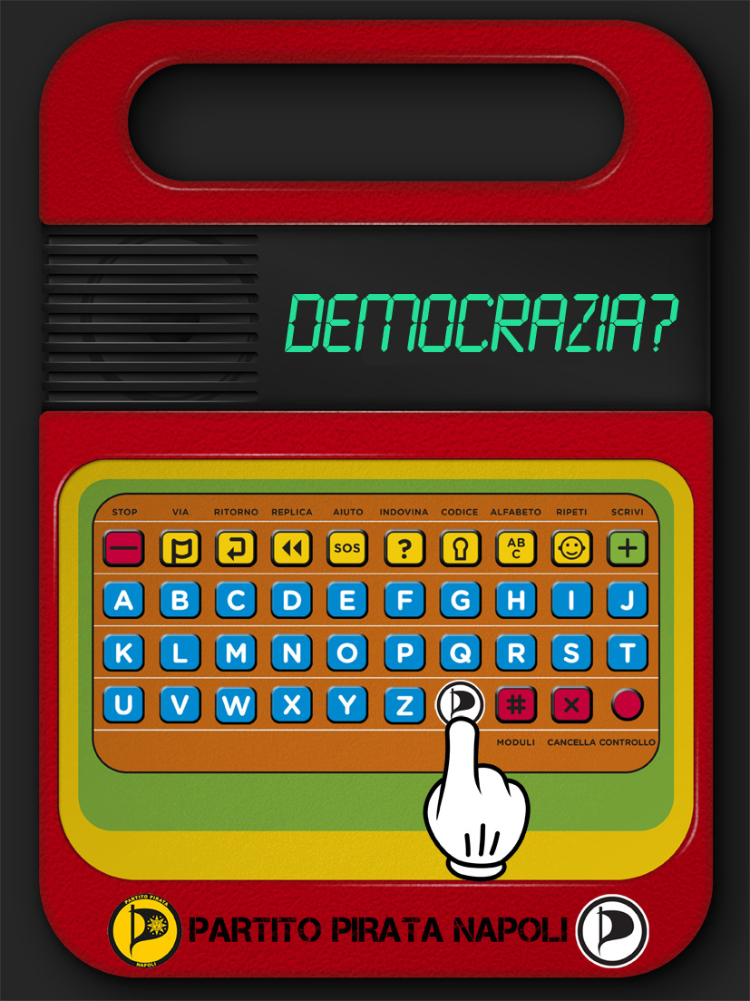 If I say democracy, what do you think about? @piratenpartei #napolipirata #partitopirata
