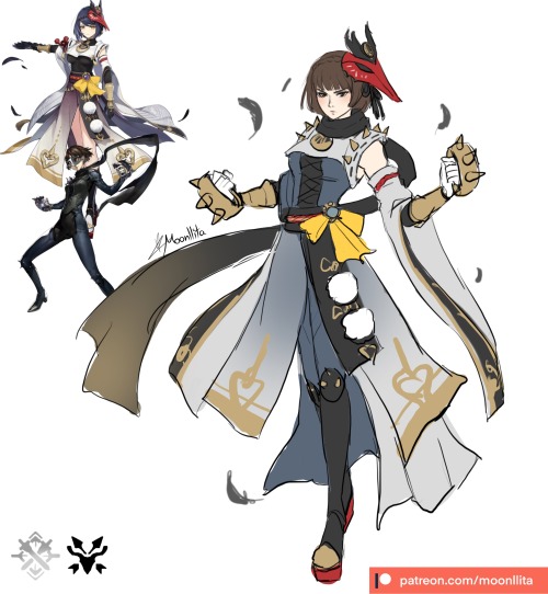 I Dont Remember If I Shared All Of Them Here, My Hoyoverse X P5 (dont Ask Why My Brain Cook That)