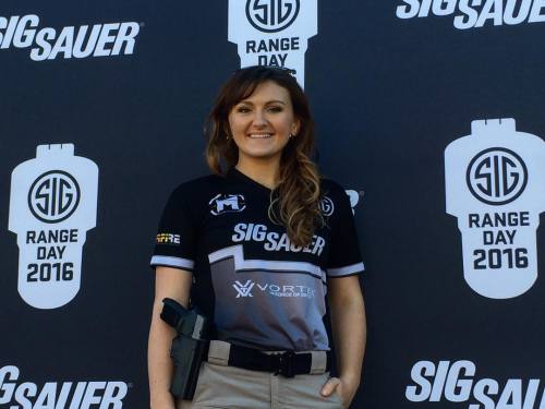 The newest member of #TeamSIG @lena_miculek welcome to the team!&mdash;&ndash;#SIGSAUER #whenitcount