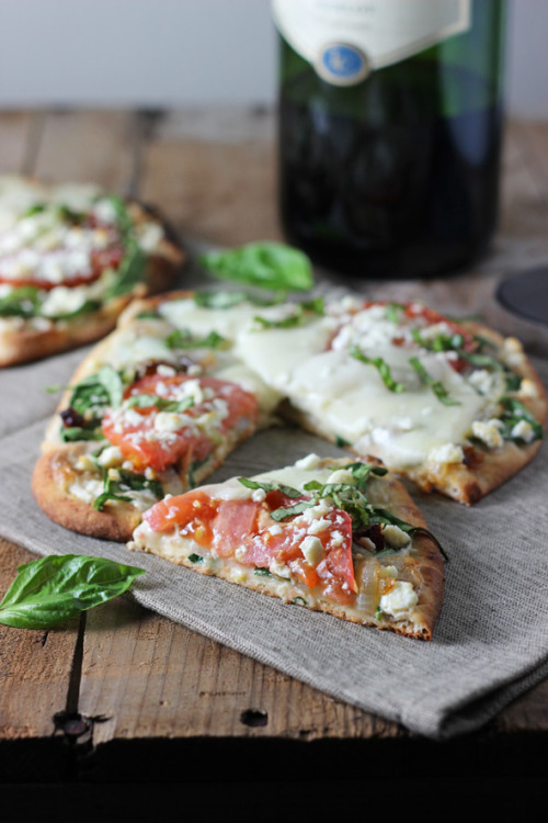 foodfuckery:  Flatbread pizza with caramelized porn pictures