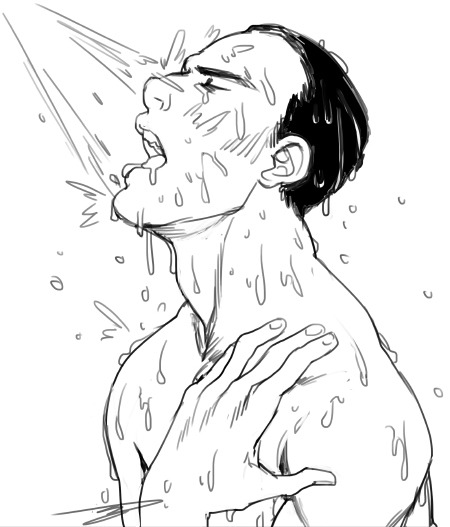 every time i see that khan shower scene on my dash i kind of cringe inwardly and  i think of all the ways they could have made it less awkward if the director had even tried it’s like he didn’t know how to make a dudeshower sexy and then