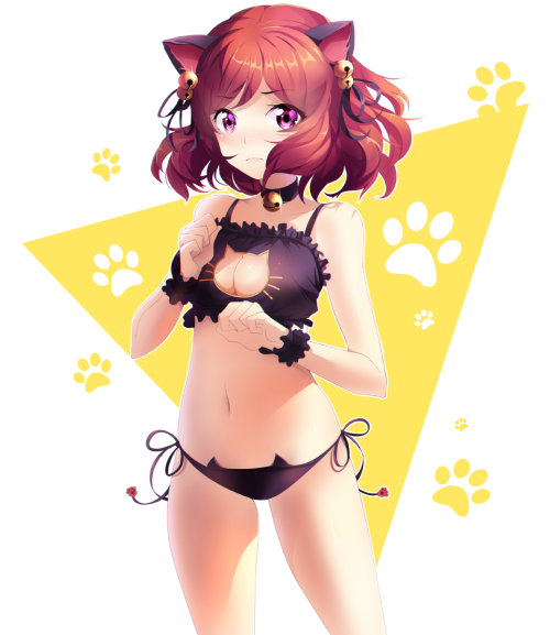 getyournekoshere:  Follow for more cute cat girls <3 