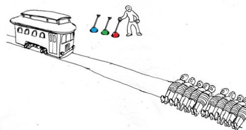 The Trolley Is About To Run Over All Sentient Life In The Galaxy. You Cannot Switch The Tracks, But You