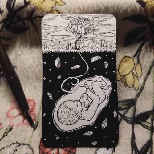 #Inktober Day 20- Deep.We are all Mama Earth’s babies, don’t forget it.Eleven more days!!!!!!!!!!!!!