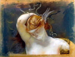 v-ersacrum:   Giulio Aristide Sartorio, Study for the Head of the Gorgon, 1895  