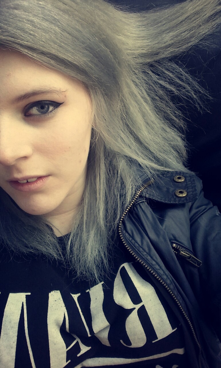 gray hair color on Tumblr