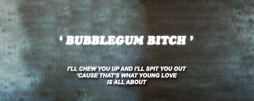 unsends:favorite marina & the diamonds lyrics