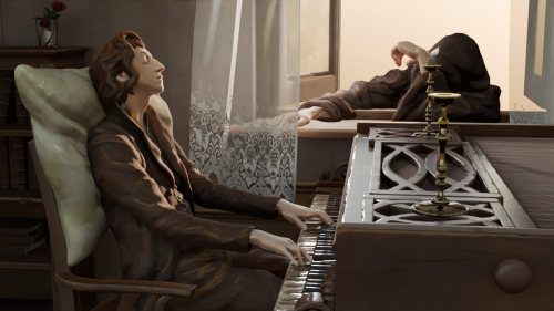 Thinking Of, My Collection Of Depicting Chopin Through Art Is Getting Larger Huh.