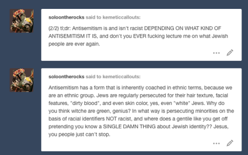 First and foremost, I deeply apologize on my previous posts about racism vs. antisemitism. I have de