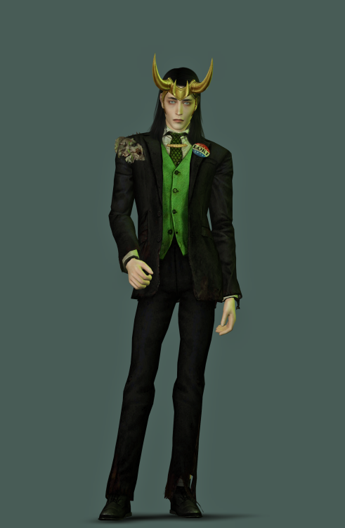 LOKINew mesh1 colorFor maleFull bodyHQ compatibleSet contains costumes and accessories WARNING! For 